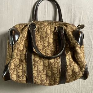 Vintage Christian Dior Trotter Boston Bag
